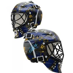 Jordan Binnington Signed St. Louis Blues Mini Goalie Mask (Fanatics Hologram)