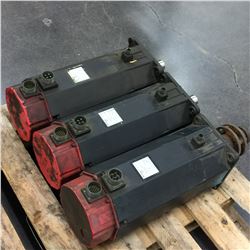 (3) Fanuc A06B-0502-B272#7000 Servo Motor