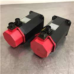 (2) Fanuc A06B-0128-B577#7076 Servo Motor