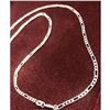 Image 4 : Sterling Silver 925 Figaro Link Necklace