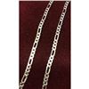 Image 5 : Sterling Silver 925 Figaro Link Necklace