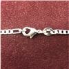 Image 6 : Sterling Silver 925 Figaro Link Necklace