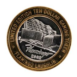 .999 Silver Flamingo Laughlin, NV $10 Casino Limited Edition Gaming Token