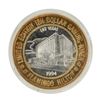 Image 2 : .999 Fine Silver Flamingo Casino Las Vegas, NV $10 Limited Edition Gaming Token