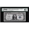 Image 1 : 1935A $1 Experimental "S" Silver Certificate Note Fr.1610 PMG Gem Uncirculated 65EPQ