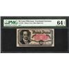 Image 1 : 1874 50 Cent Fifth Issue Fractional Currency Note PMG Choice Uncirculated 64EPQ