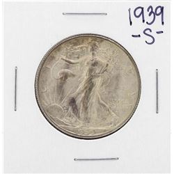 1939-S Walking Liberty Half Dollar Coin