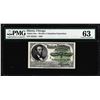 Image 1 : 1893 World's Columbian Exposition Ticket Lincoln PMG Choice Uncirculated 63