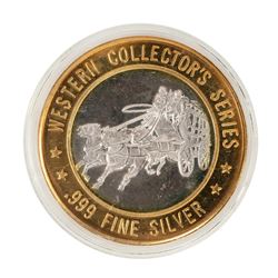 .999 Silver Bally's Saloon & Gambling Hall Hotel Limited Edition Gaming Token