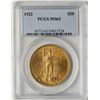Image 1 : 1922 $20 St. Gaudens Double Eagle Gold Coin PCGS MS63