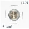 Image 1 : 1854 Three Cent Silver Coin