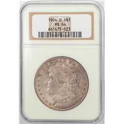 1904-O $1 Morgan Silver Dollar Coin NGC MS64