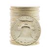 Image 2 : Roll of (20) Brilliant Uncirculated 1954-D Franklin Half Dollar Coins