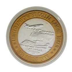 .999 Silver McCarran International Airport Las Vegas, NV $10 Limited Gaming Token