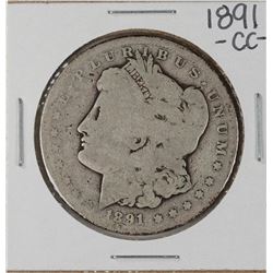 1891-CC $1 Morgan Silver Dollar Coin