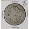 Image 1 : 1891-CC $1 Morgan Silver Dollar Coin