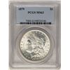 Image 1 : 1879 $1 Morgan Silver Dollar Coin PCGS MS63