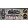 Image 1 : 1800's $2 The Sussex Bank New Jersey Obsolete Note