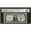 Image 1 : 1935A $1 Hawaii Silver Certificate WWII Emergency Note PMG Gem Uncirculated 65EPQ