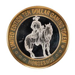 .999 Silver Binion's Horseshoe Las Vegas, NV $10 Casino Limited Edition Gaming Token