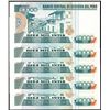 Image 2 : Lot of (5) 1988 Peru Diez Mil Intis Uncirculated Bank Notes