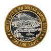 Image 2 : .999 Silver Edgewater Hotel & Casino Laughlin, NV $10 Limited Edition Gaming Token