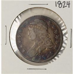 1824 Capped Bust Half Dollar Coin
