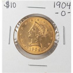 1904-O $10 Liberty Head Eagle Gold Coin