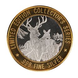 .999 Fine Silver Grand Casino $10 Limited Edition Collector's Series Gaming Token