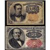 Image 1 : Lot of 1874 Fifth Issue Ten Cent and 25 Cent Fractional Currency Notes