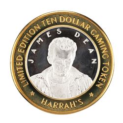 .999 Fine Silver Harrahs Casino Lake Tahoe, Nevada $10 Limited Edition Gaming Token