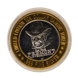 .999 Fine Silver Sam Boyd's Fremont Las Vegas, NV $10 Limited Edition Gaming Token