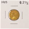 Image 1 : 1915 $2 1/2 Indian Head Quarter Eagle Gold Coin