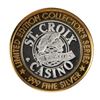 Image 1 : .999 Fine Silver St. Croix Casino Turtle Lake $10 Limited Edition Gaming Token