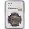 Image 1 : 1904 $1 Morgan Silver Dollar Coin NGC MS63