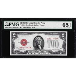 1928E $2 Legal Tender Note Fr.1506 PMG Gem Uncirculated 65EPQ