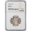 Image 1 : 1920 Standing Liberty Quarter Coin NGC AU55