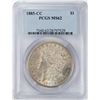 Image 1 : 1885-CC $1 Morgan Silver Dollar Coin PCGS MS62