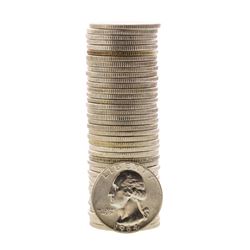 Roll of (40) Brilliant Uncirculated 1964-D Washington Quarter Coins