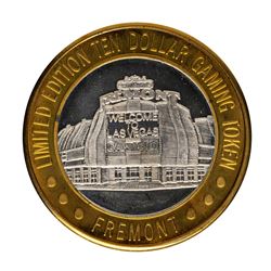 .999 Fine Silver Fremont Casino Las Vegas $10 Limited Edition Gaming Token