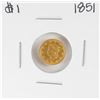 Image 1 : 1851 $1 Liberty Head Gold Dollar Coin