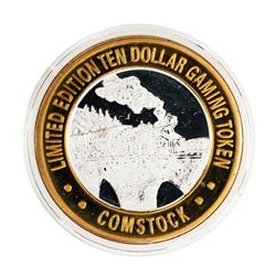 .999 Fine Silver Comstock Hotel & Casino Reno, NV $10 Limited Edition Gaming Token