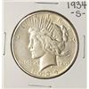 Image 1 : 1934-S $1 Peace Silver Dollar Coin