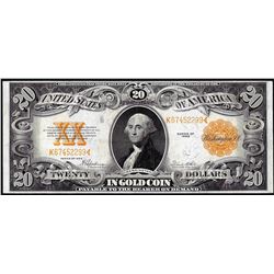 1922 $20 Gold Certificate Note