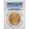 Image 1 : 1891-S $20 Liberty Head Double Eagle Gold Coin PCGS MS61