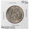 Image 1 : 1936 Arkansas Centennial Commemorative Half Dollar Coin
