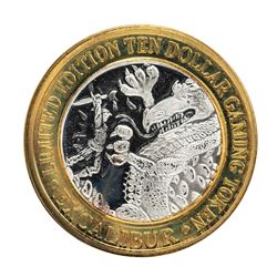.999 Silver Excalibur Las Vegas, NV $10 Casino Limited Edition Gaming Token