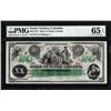Image 1 : 1872 $20 State of South Carolina Revenue Bond Obsolete Note PMG Gem Uncirculated 65EPQ