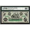 Image 1 : 1872 $20 State of South Carolina Revenue Bond Obsolete Note PMG Gem Uncirculated 66EPQ