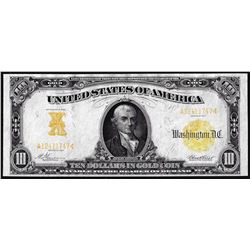 1907 $10 Gold Certificate Note